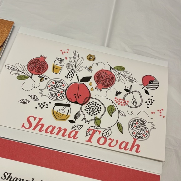 Set of 4 Rosh Hashanah greeting cards Jewish new year - Picture 4 of 6